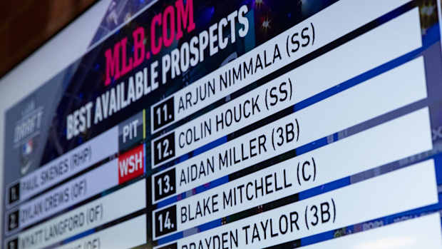 Former Sinton baseball player Blake Mitchell's MLB draft party on Sunday, July 9, 2023, in Sinton, Texas. 2023 MLB Draft